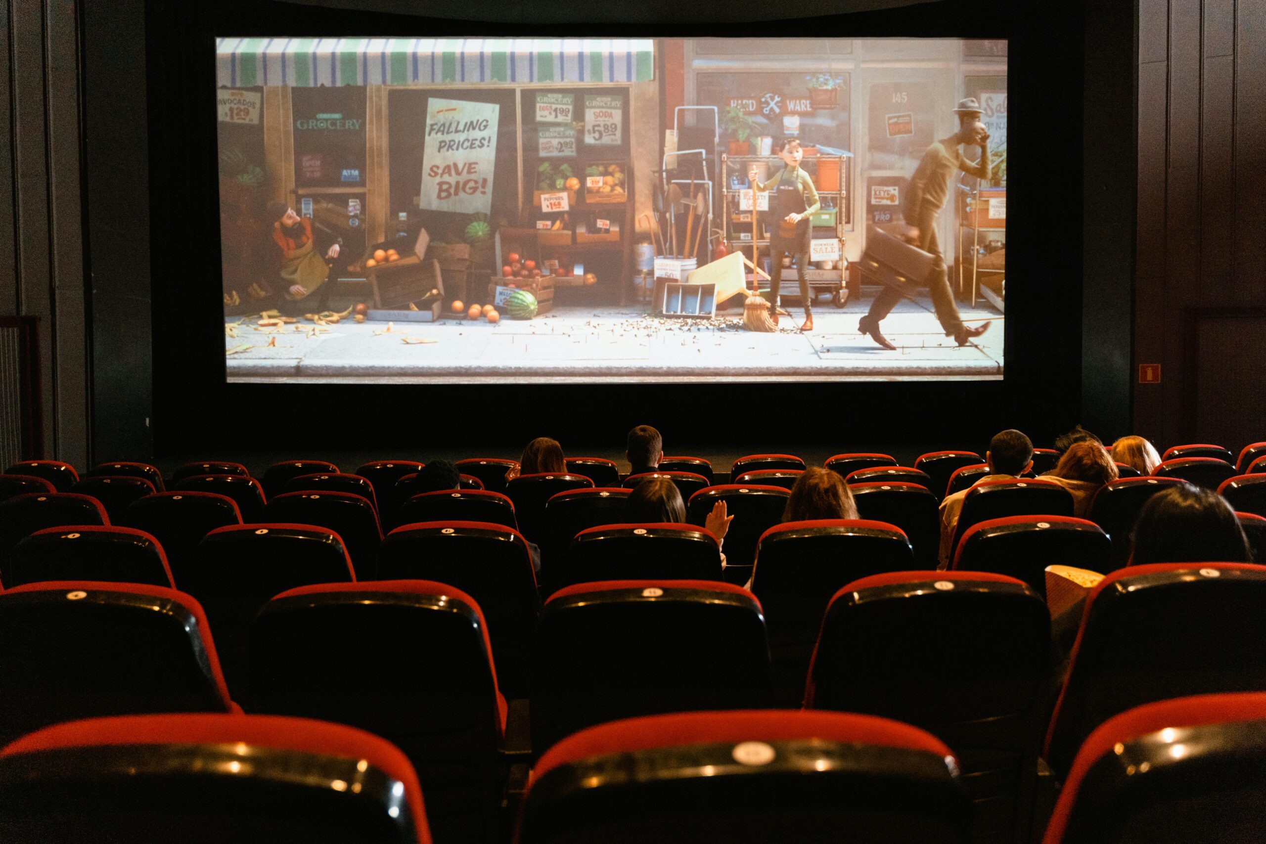 People watching a movie at the theatre per a trauma expert